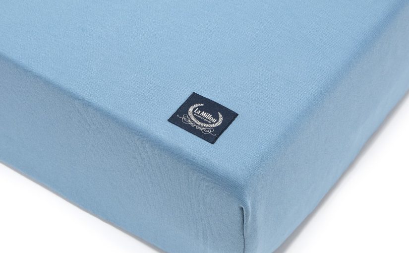Σεντόνι Κούνιας Jersey Cotton Denim