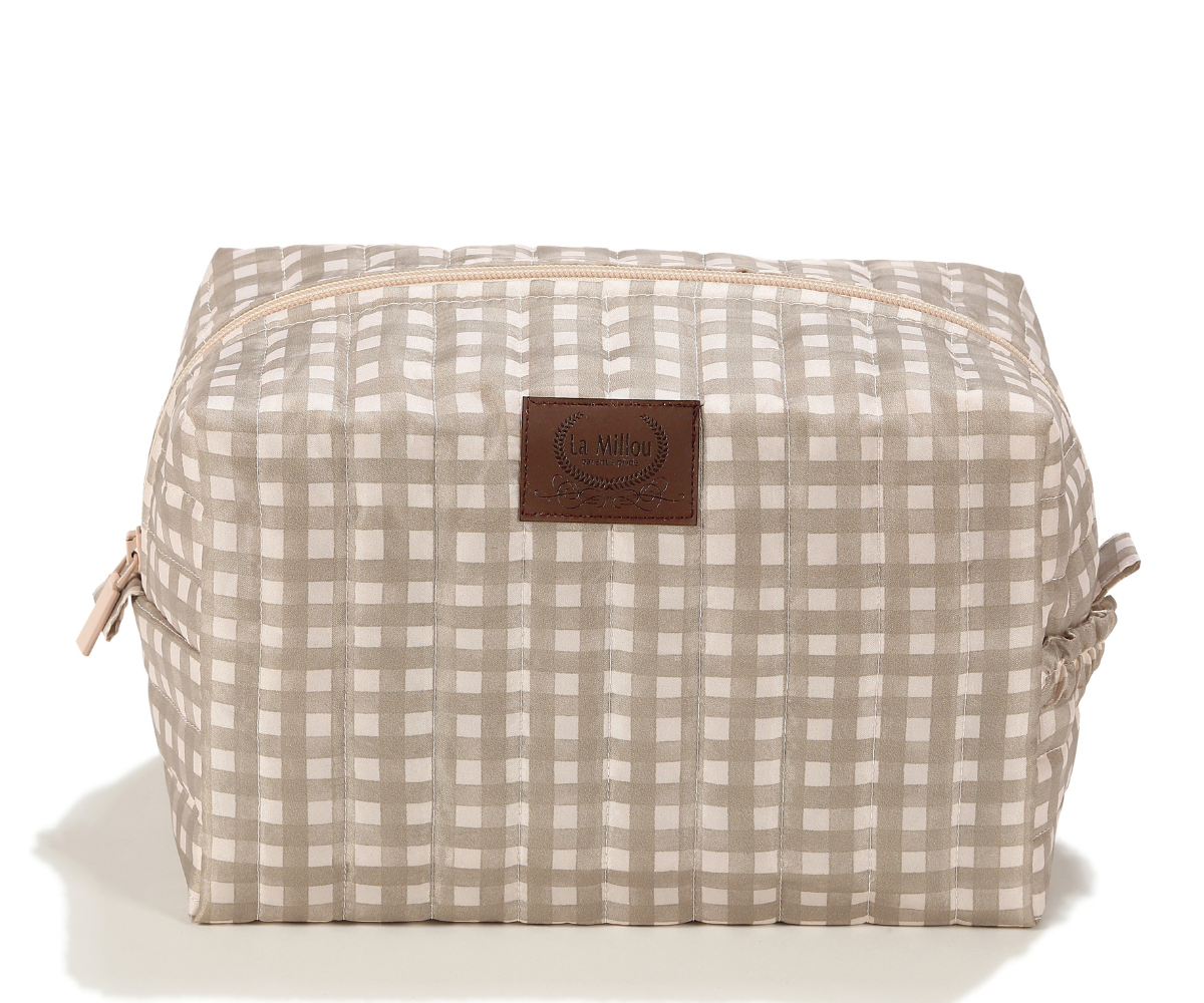 adiavroxo-tsantaki-kallintikon-gynaikeio-vichy-beige-la- millou Mollet Ortalion Νεσεσέρ- Beige Vichy - Image 1