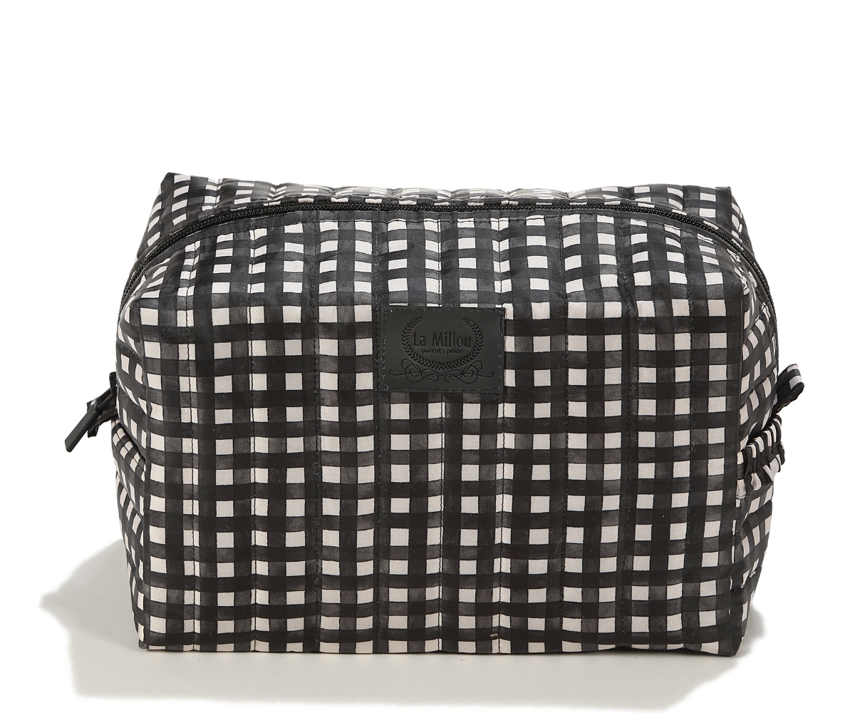 adiavroxo-tsantaki-kallintikon-gynaikeio-vichy-black-la- millou Mollet Ortalion Νεσεσέρ- Black Vichy - Image 1